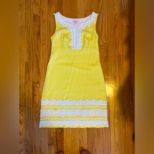Yellow and white Lilly Pulitzer dress